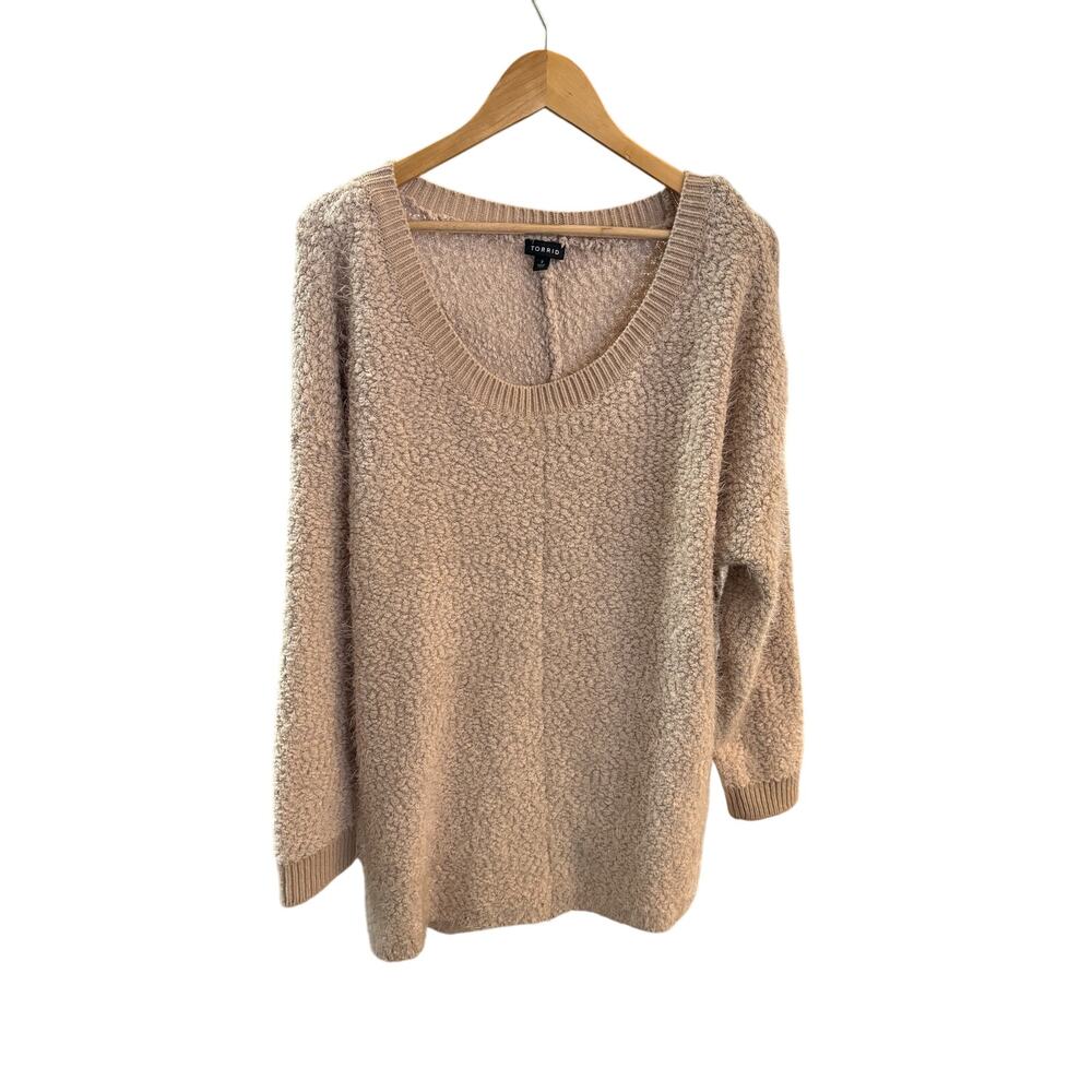 Torrid Popcorn Pullover Drop Shoulder Plus Size S… - image 3